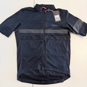 NWT Rapha Men's Brevet Lightweight Cycling Jersey Black Grey Size Large BLW06XX